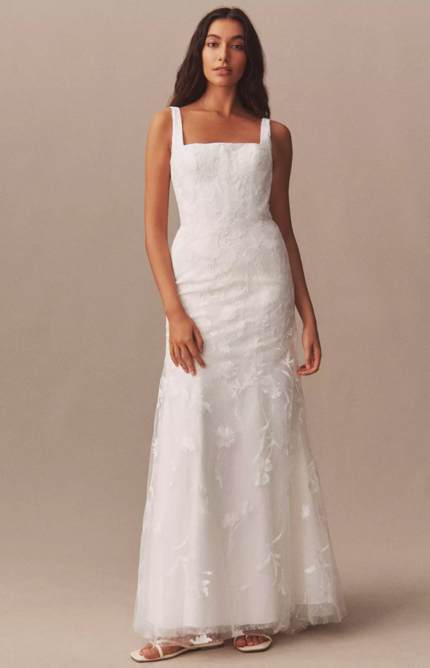 Wtoo Watters Henrietta Wedding Dress Size 10 Floral Embroidered Bridal Gown NWT